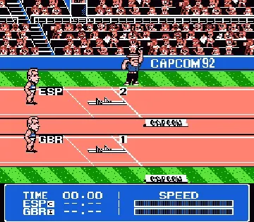 Capcom's Gold Medal Challenge '92 (USA) screen shot game playing